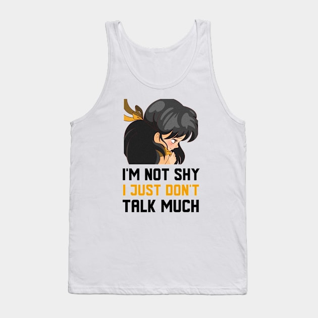 I Just Don't Talk Much Tank Top by Jitesh Kundra